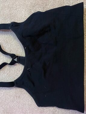 all in motion Black Seamless Sports Bra Tank